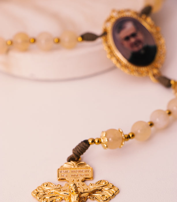 Terço Alma Feminina São Josemaria- Quartzo