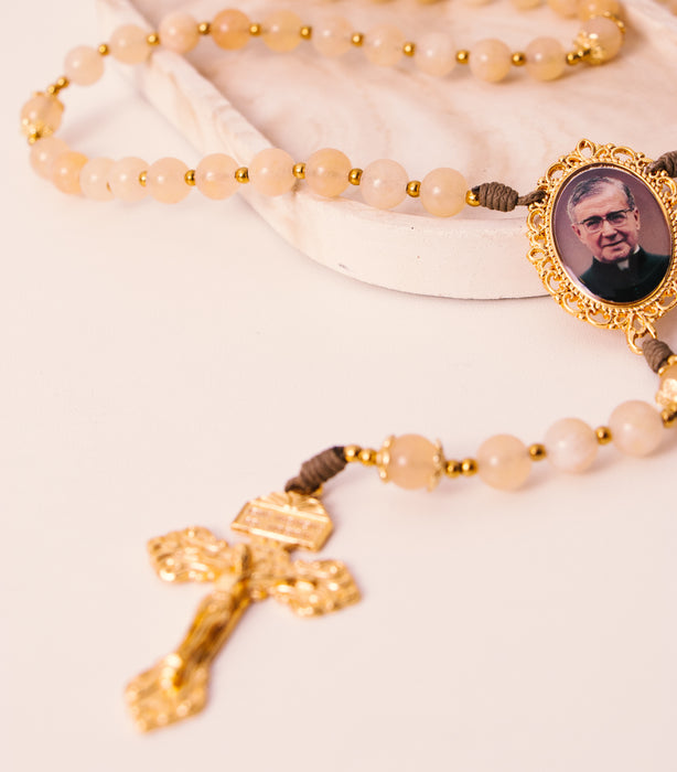 Terço Alma Feminina São Josemaria- Quartzo