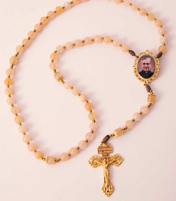Terço Alma Feminina São Josemaria- Quartzo